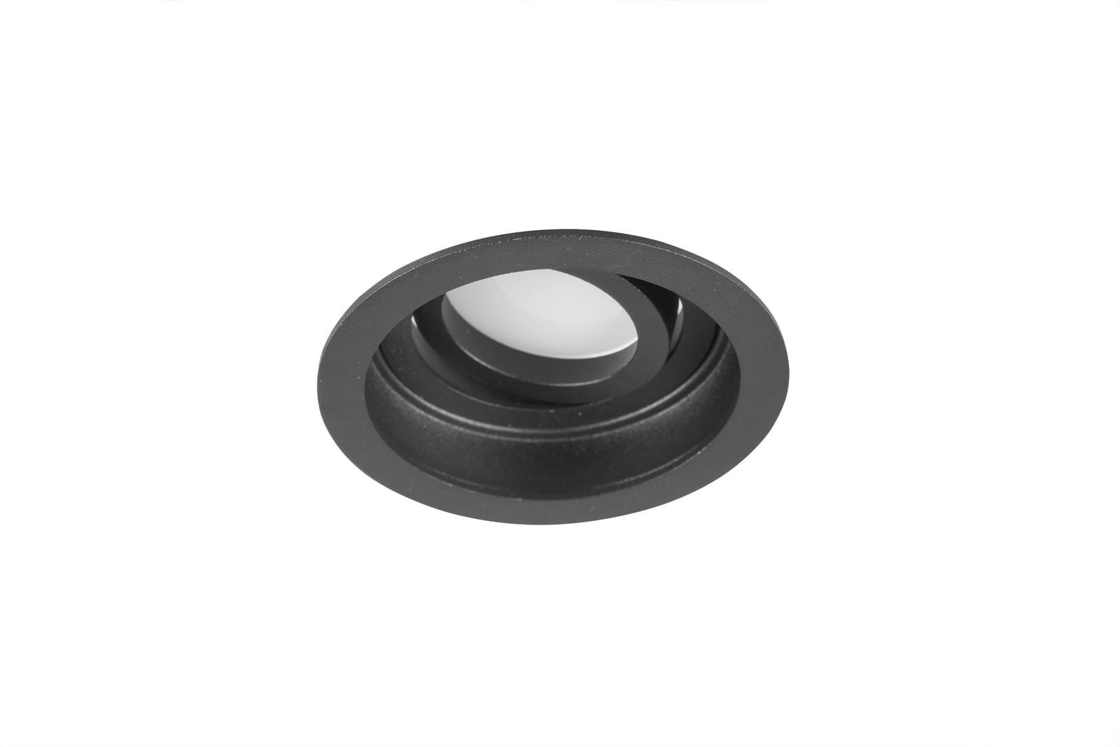 Oprawa wpuszczana oczko okrągła czarna 9,2cm KENAI 1xGU10x15W IP20 Trio