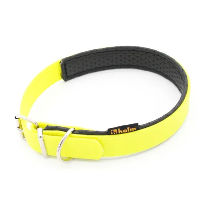 Heim BioThane® Collar with Soft Lining – Neon Yellow