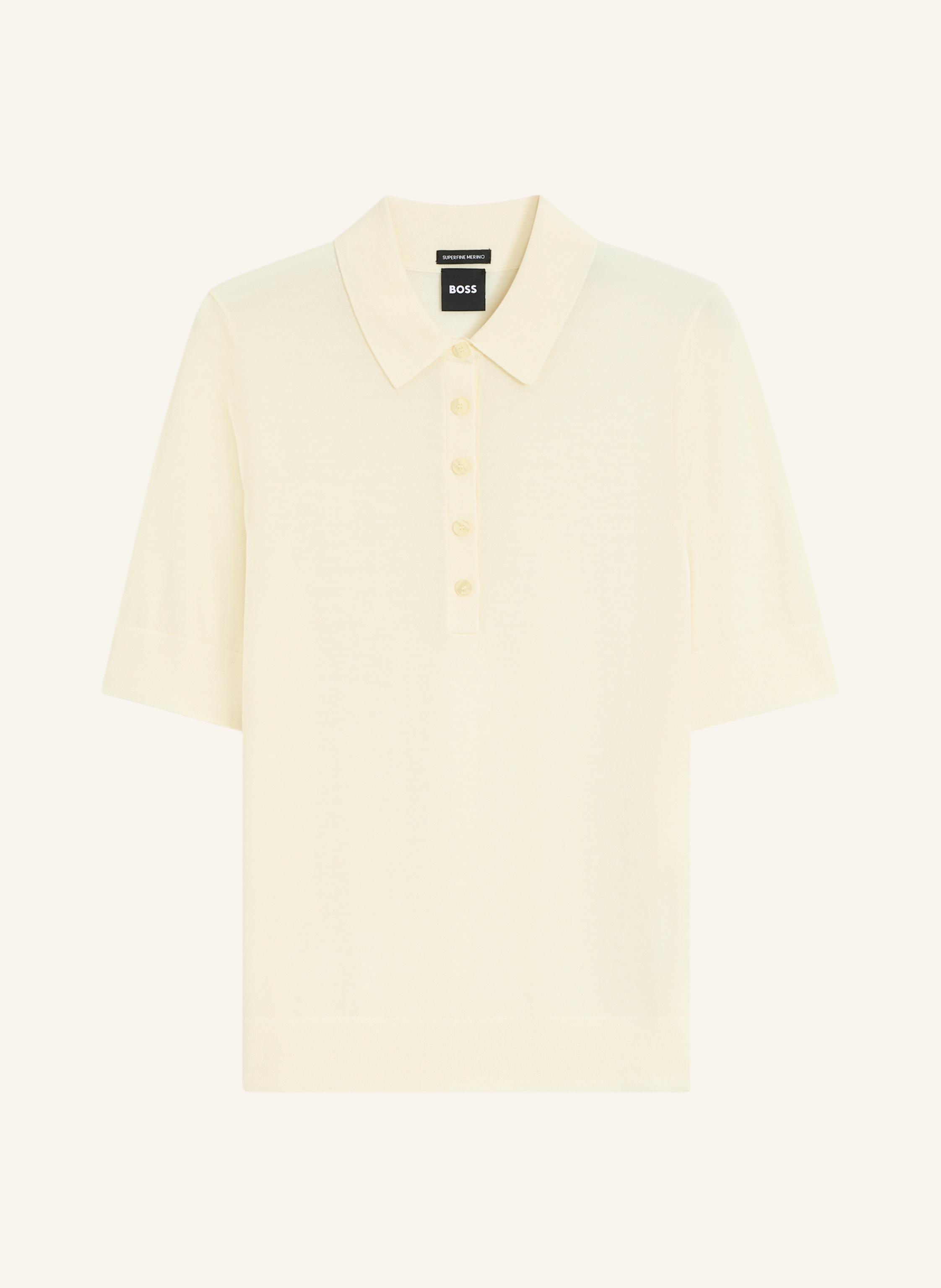 BOSS Poloshirt FIDENKA aus Merinowolle