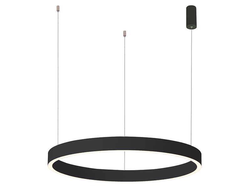 Lampa wisząca Brasco Down LED ze zmienną barwą światła czarna