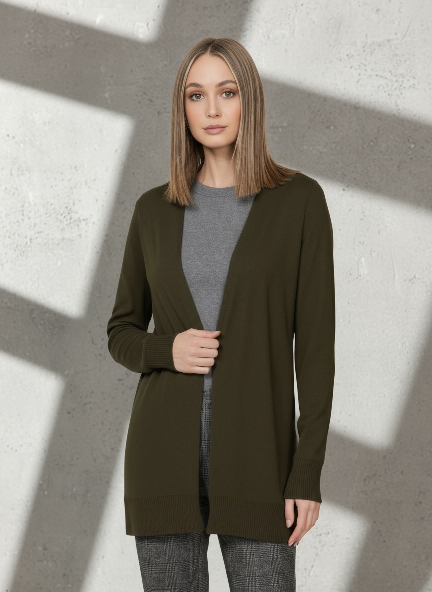 Cotton Blend Cardigan