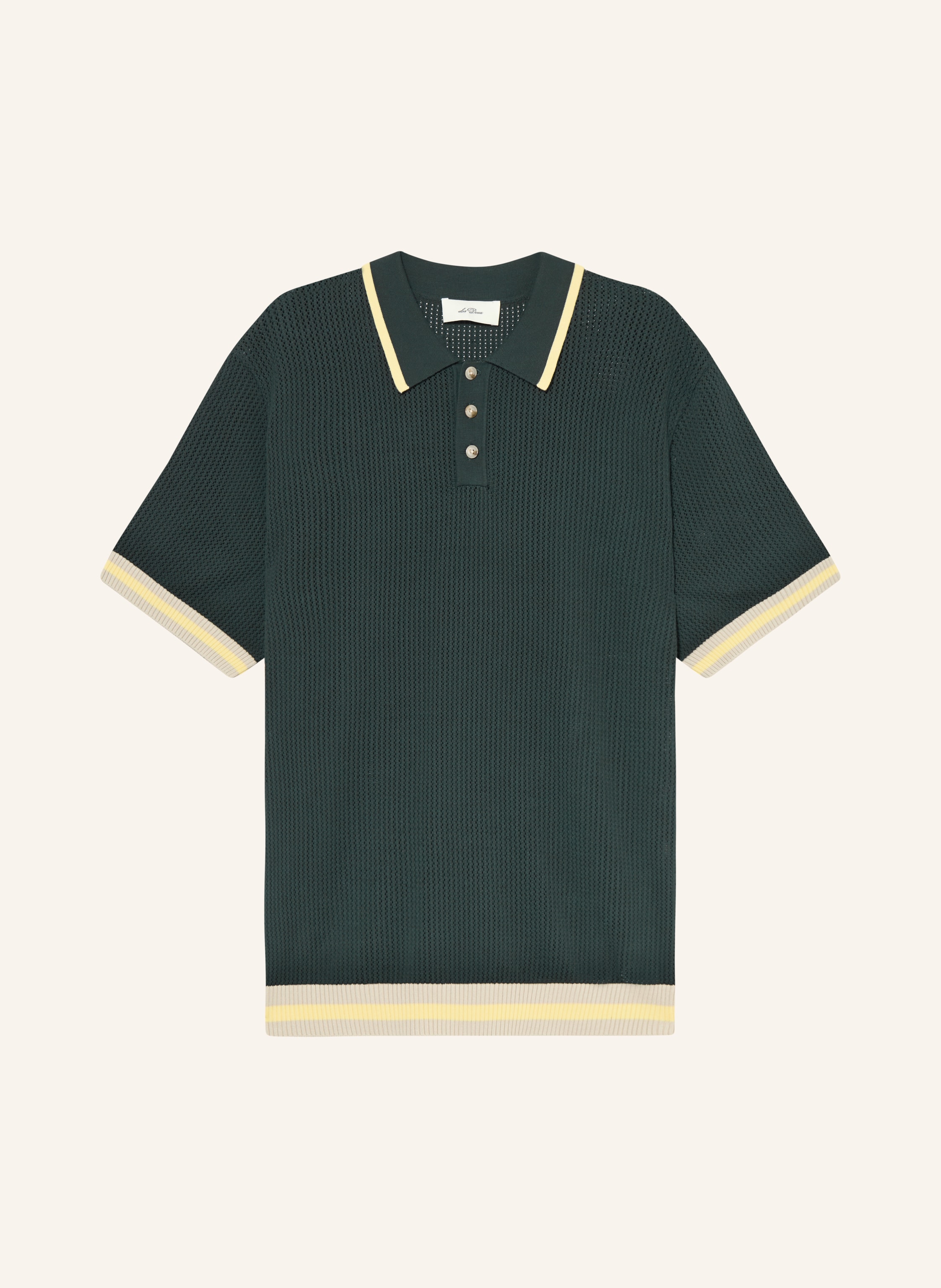 LES DEUX Strick-Poloshirt