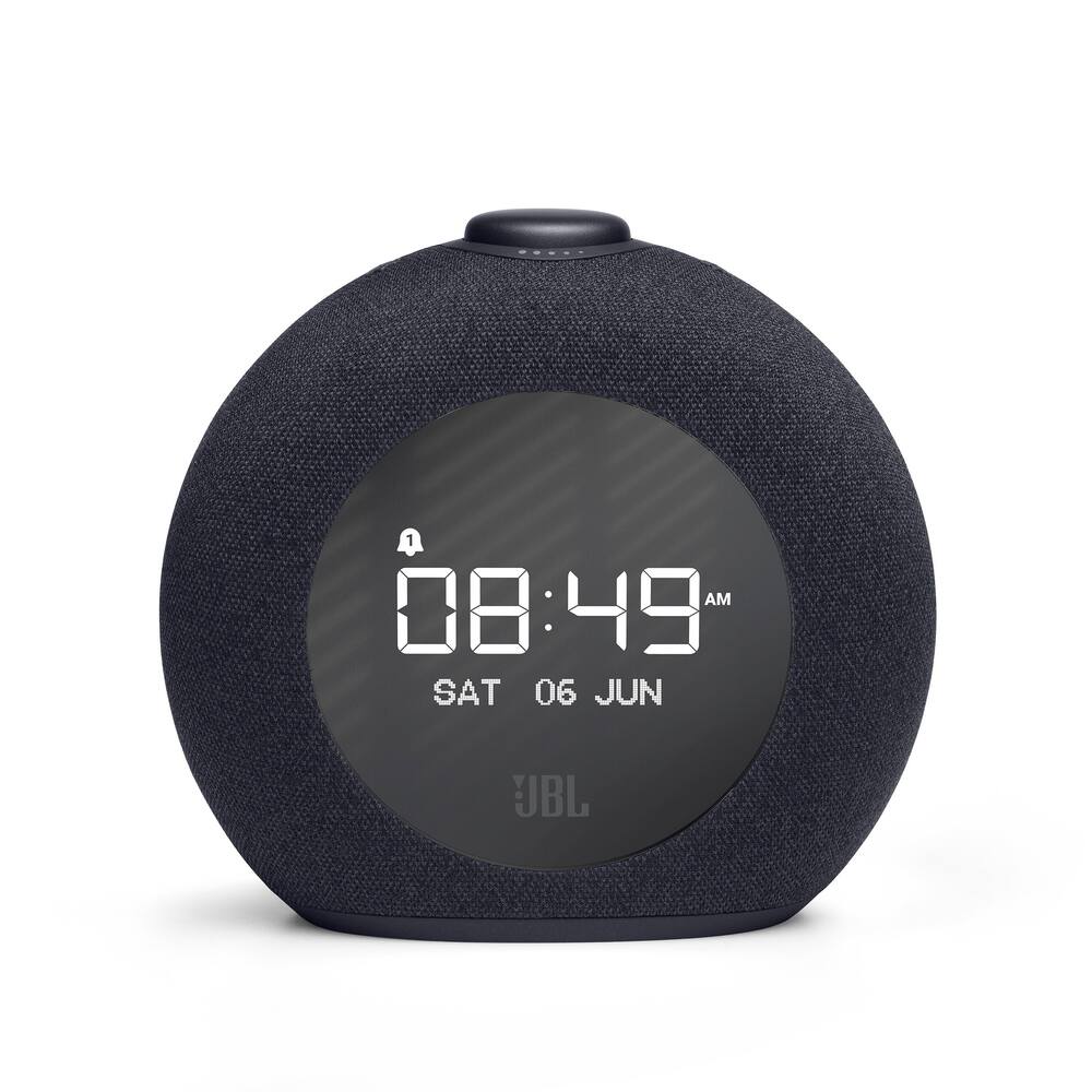 JBL Horizon 2 Bluetooth FM Clock Radio Speaker with 2 USB Charging Ports, Black
