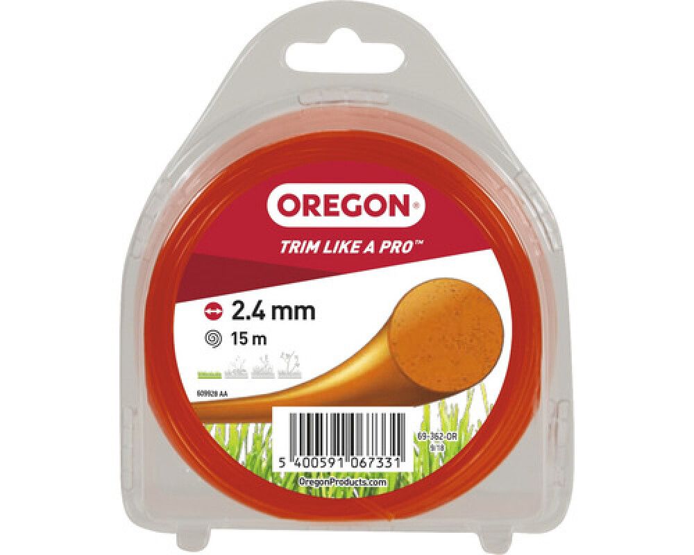 TRIMMERTRÅD OREGON 15X1,3MM KLAR