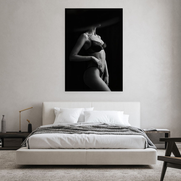 Feeby Obraz nowoczesny do salonu sypialni, Kobieta w bieliżnie 40x60