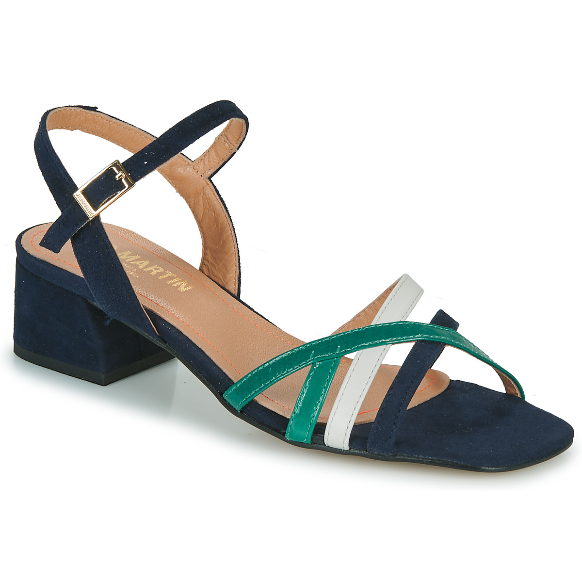 JB Martin - VICTORIA - Velvet / Marine / Chalk / Emerald