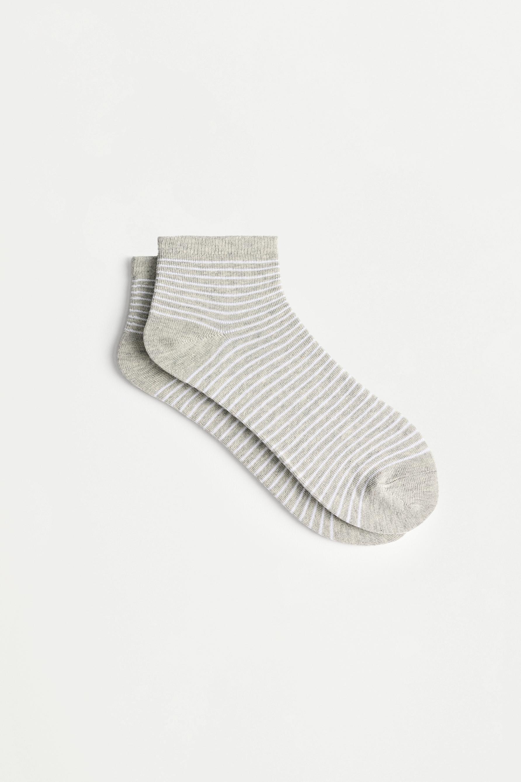 Calcetines cortos rayas (Pack 7)
