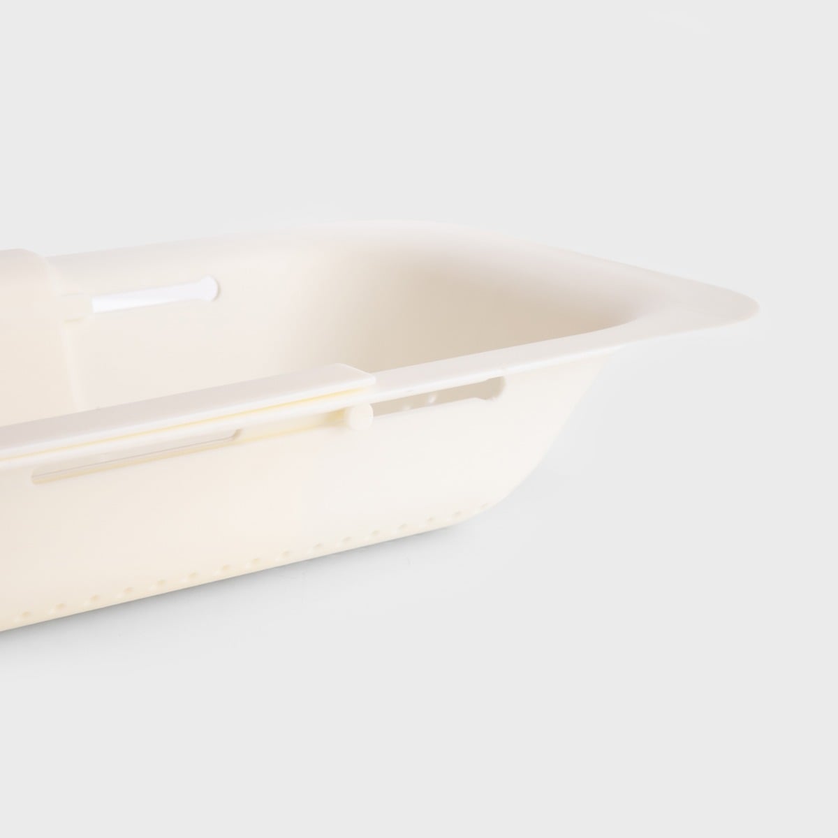Durszlak EASY COOK kuchenny śmietankowy 37x20 cm