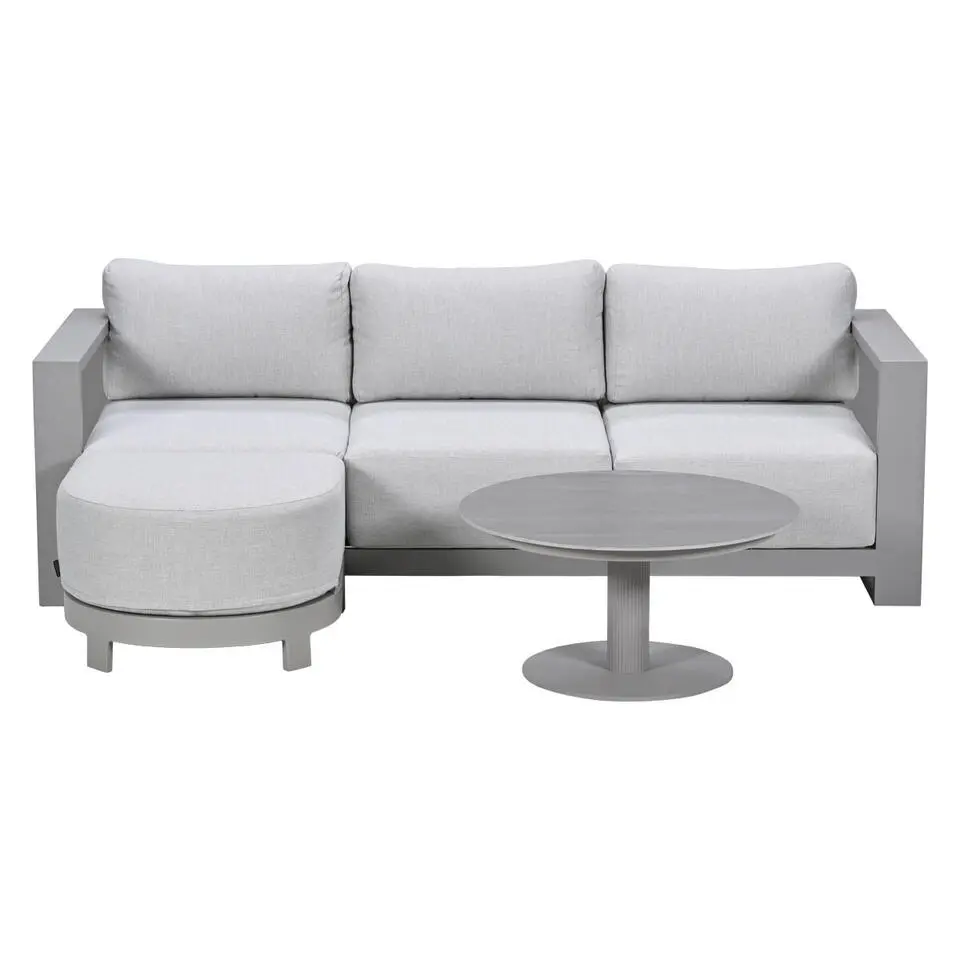 Garden Impressions Malakka loungeset 3-delig chaise longue - taupe