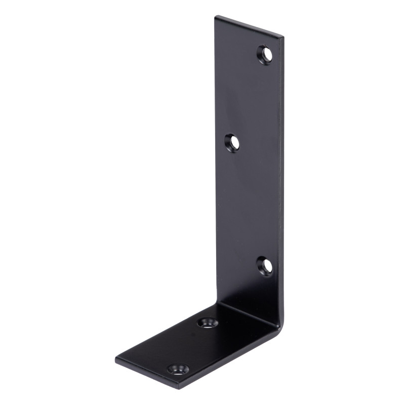Equerre de poutre en acier noire 75 x 150 x 40 mm ALBERTS