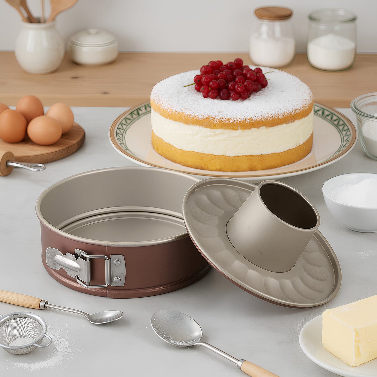 Tortiera 20 cm a cerniera Baker's Secret