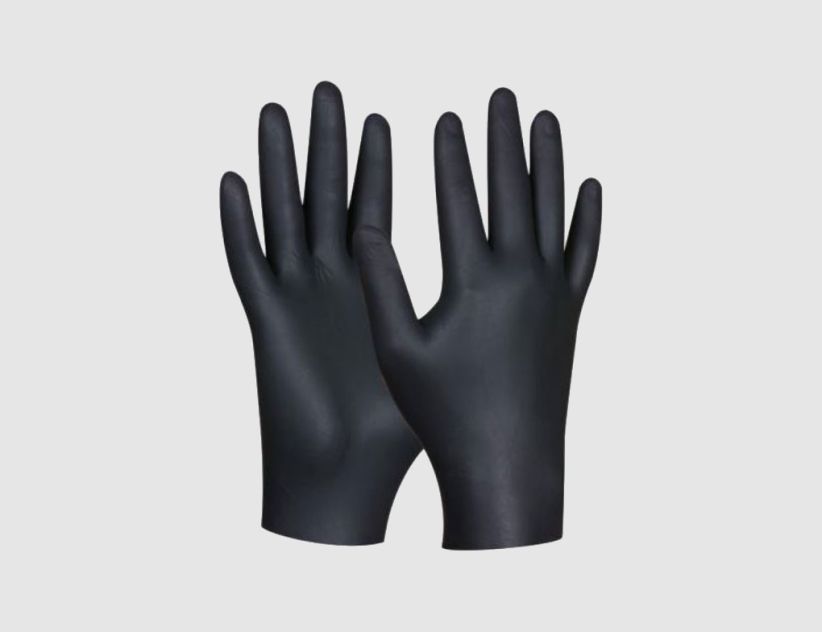 Einweghandschuhe Nitril XL Schwarz