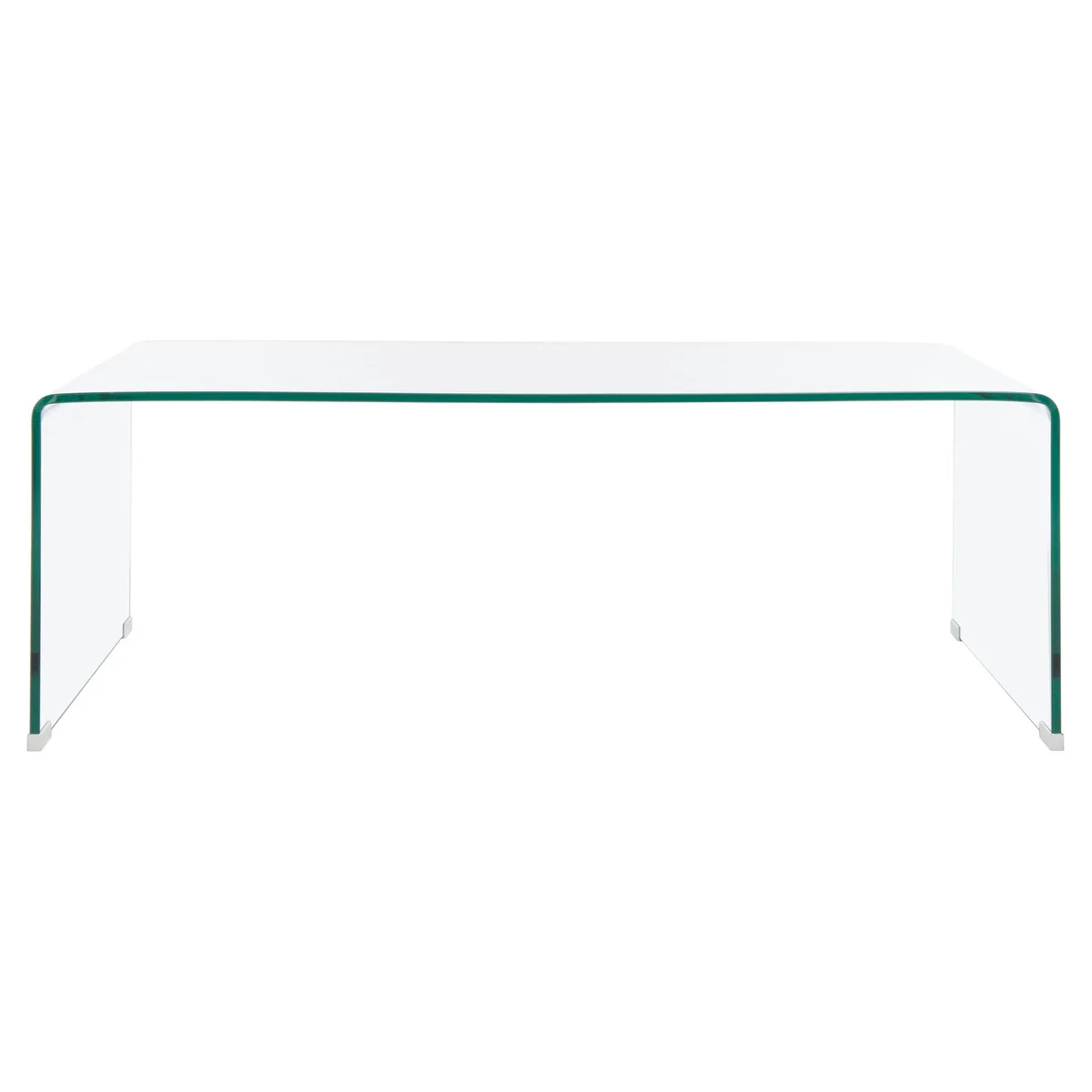 SAFAVIEH Heidi Clear Coffee Table - 47.2 x 25.6 x 16.5 - 47Wx26Dx17H