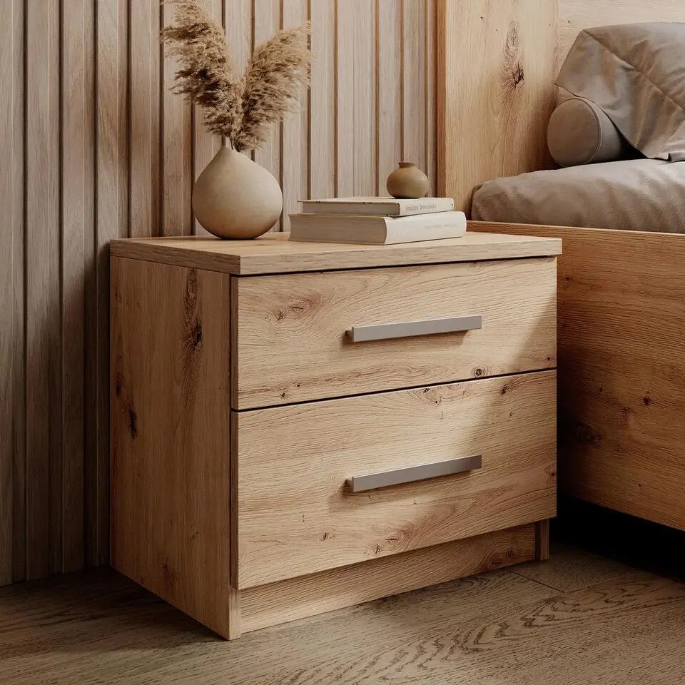 Meubella - Nachtkastje Blake - Eiken