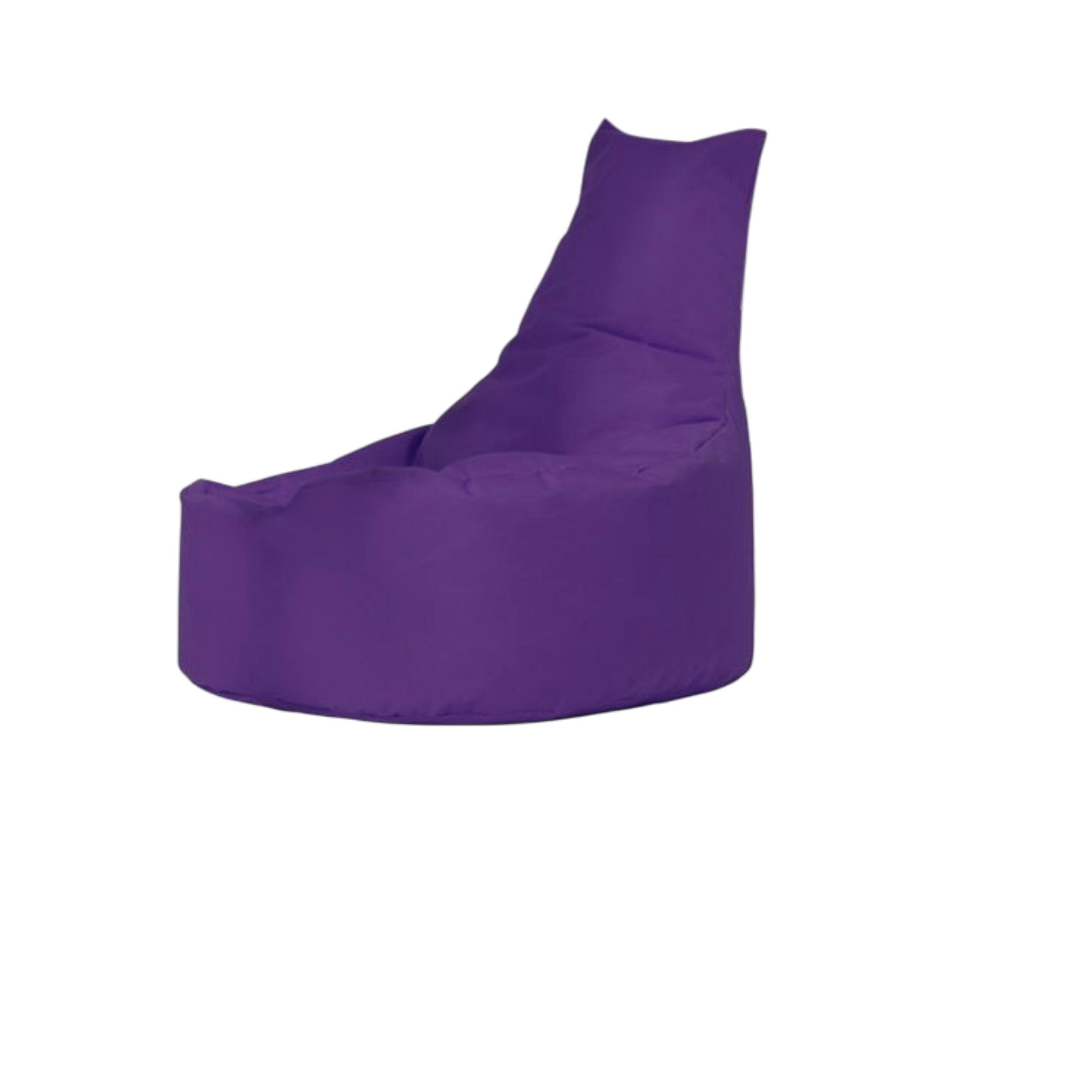 Pouf extérieur violet avec dossier ARTA