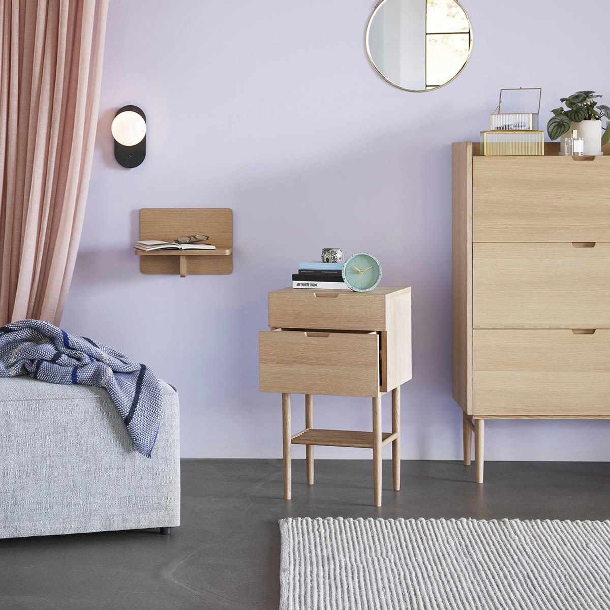 RIPPLE - Boîte en verre en laiton et verre transparent (x2)