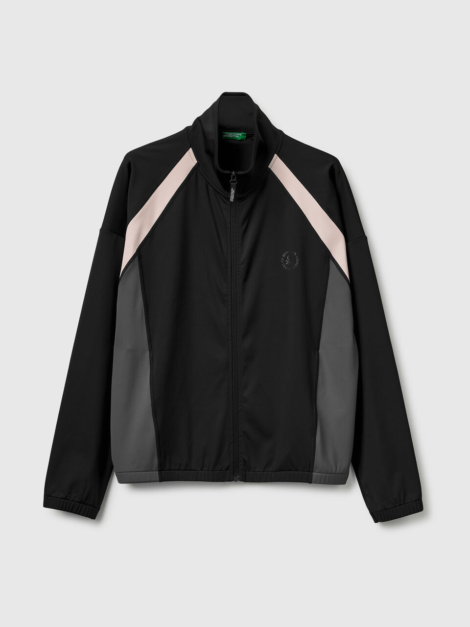 Sports sweatshirt with high neck