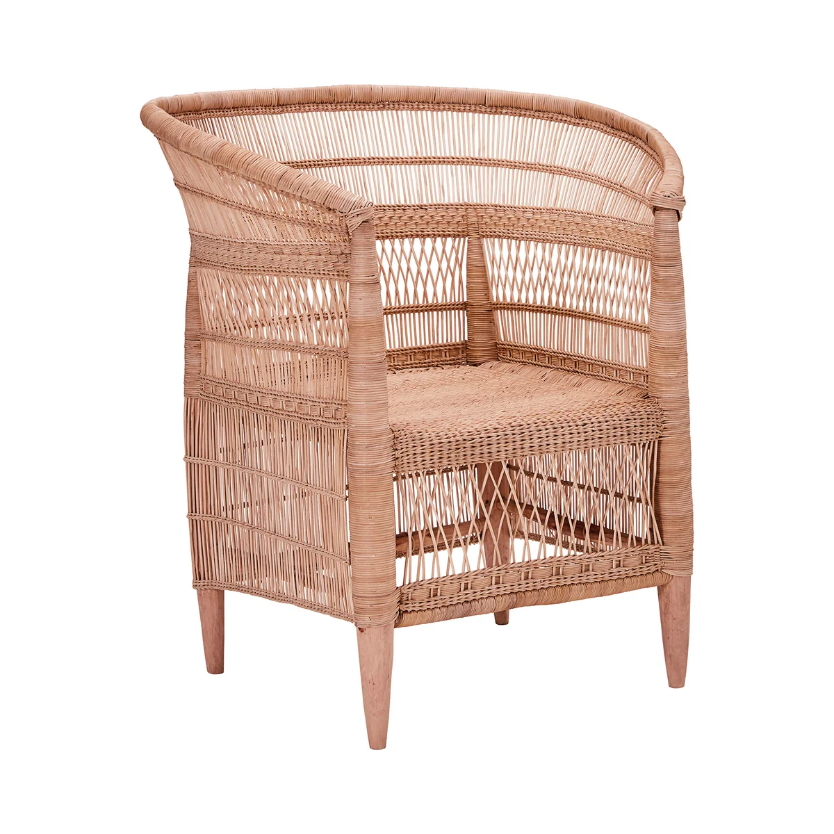 House Doctor - Rika Rattan-Stuhl, natur