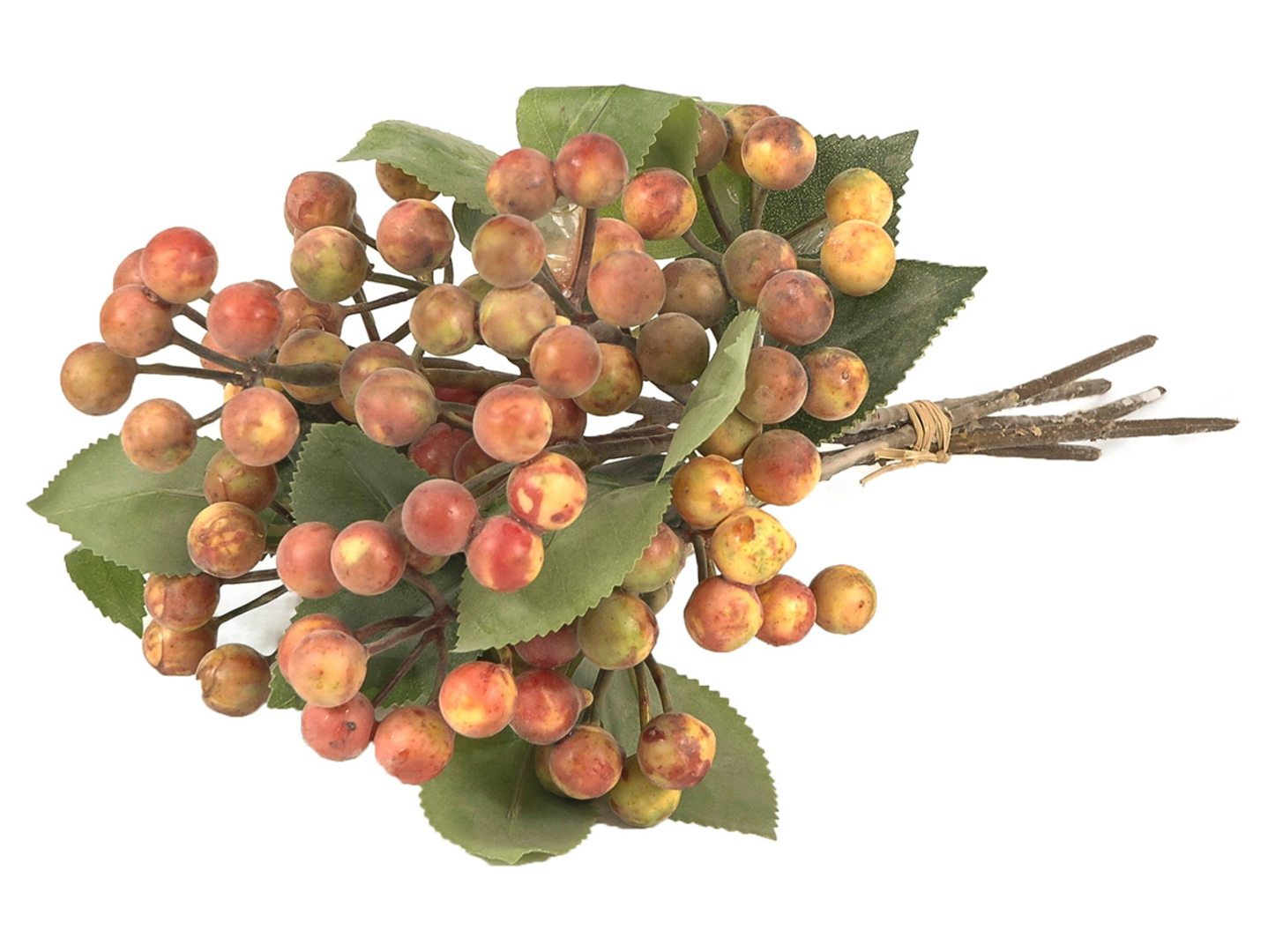 Sztuczna gałązka 26 cm pomarańczowa