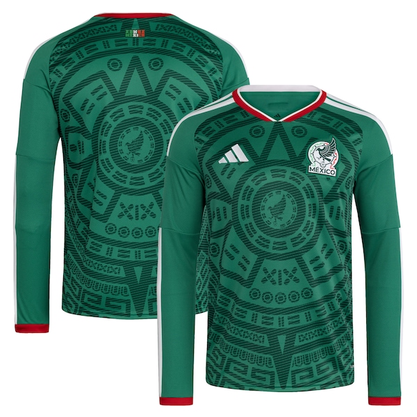 Mexico National Team adidas FIFA x World Cup 2026 Home Replica Long Sleeve Jersey - Green