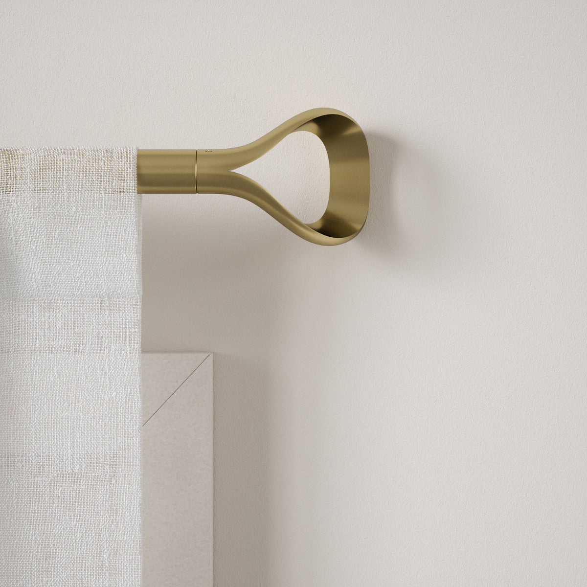 Umbra uitschuifbare gordijnroede Loop - 107 x 10 x 8 cm - Goud