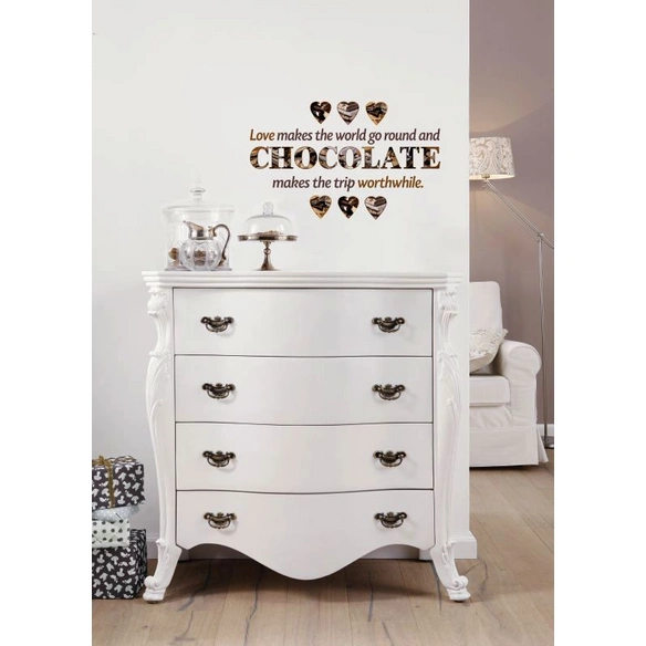 Dekosticker »Chocolate«, BxH: 50 x 70 cm