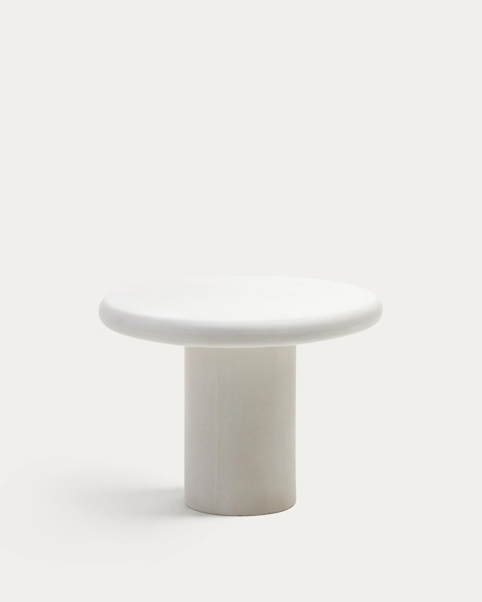 Addaia Round Table in White Cement Ø90 cm