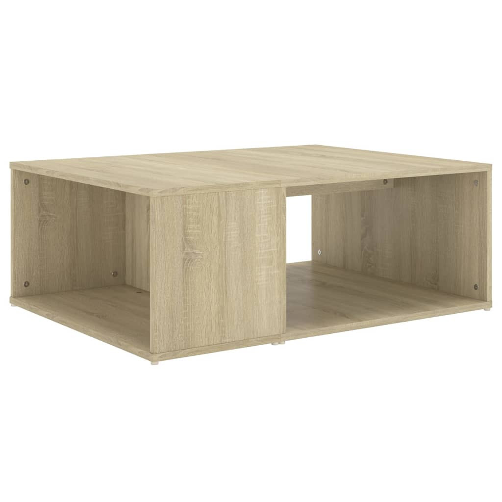 Stolik Kawowy Ława Stół Dąb Sonoma 90x67x33 Półka Do Salonu Do Pokoju