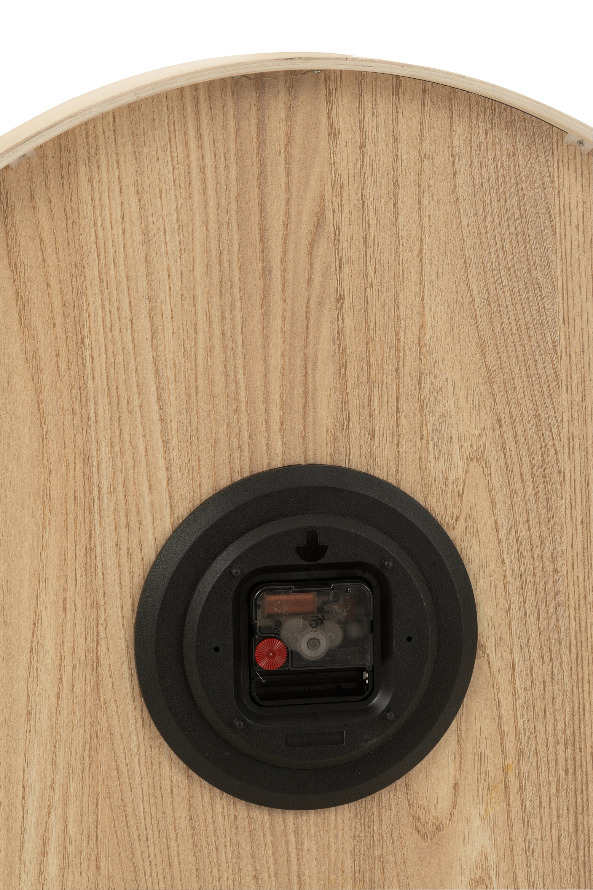 J-Line klok - multiplex hout - licht naturel - small - Ø 53