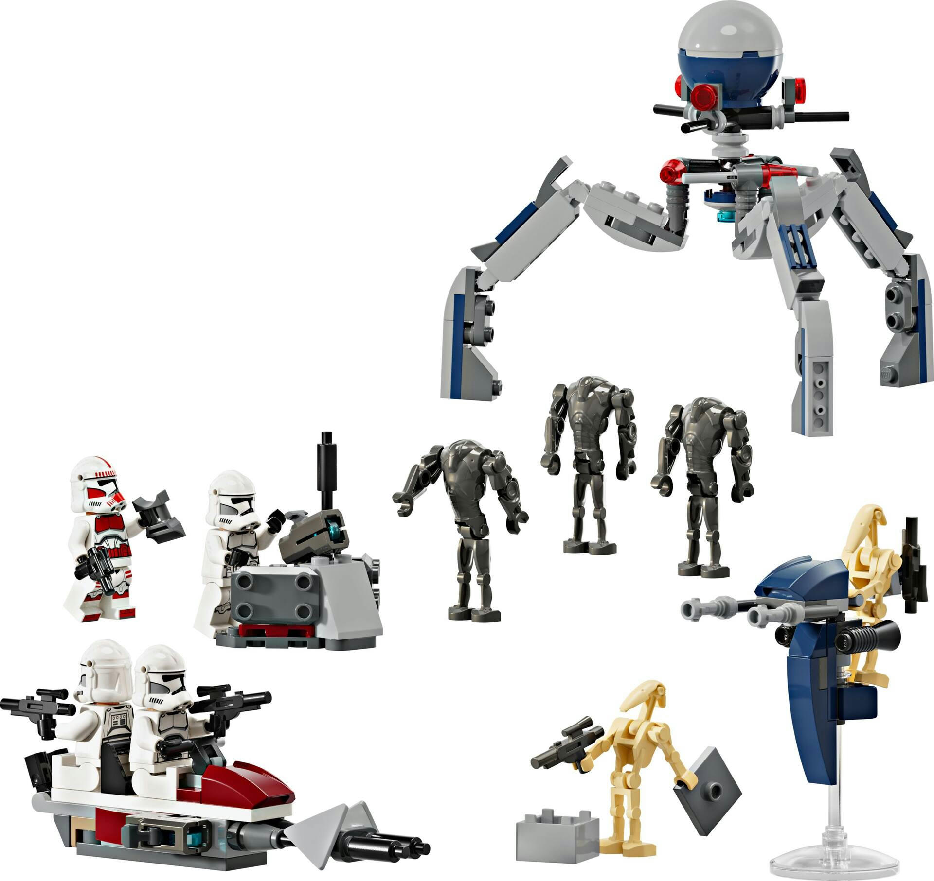 LEGO® Star Wars™ Clone Trooper™ and Battle Droid™ Battle Pack - 75372