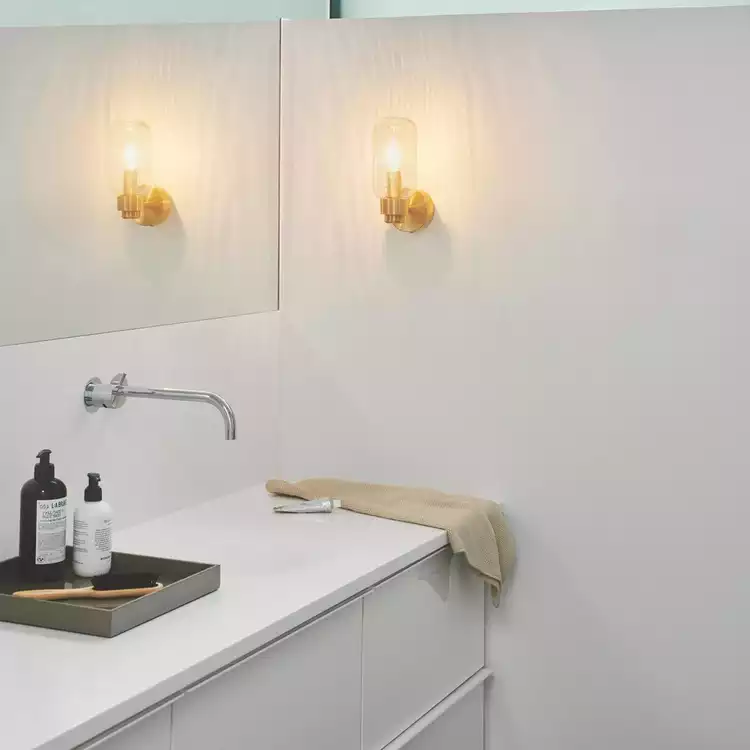 Nordlux Tutan LED Wall Light - Brass