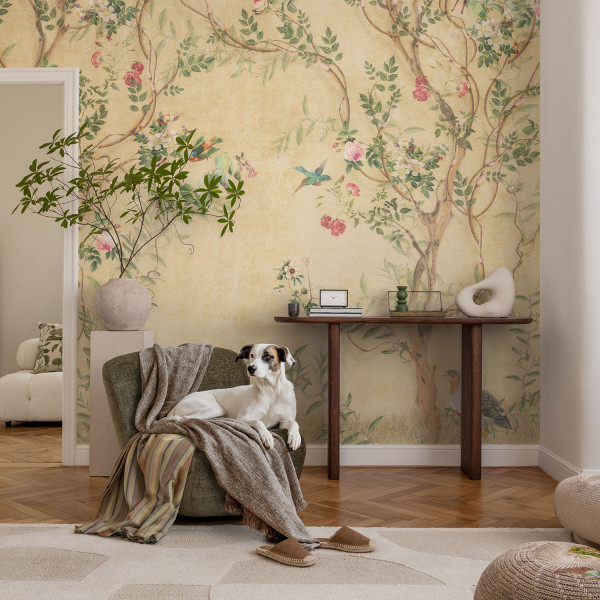 Samoprzylepna tapeta Kwiatowe akcenty 104x70 Wallfluent
