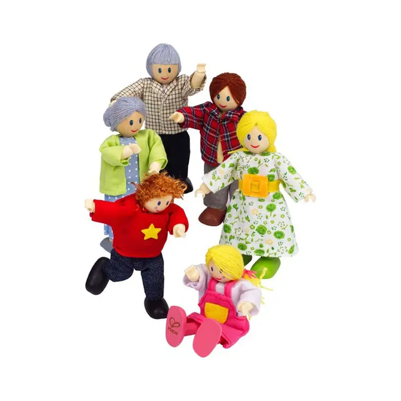 Puppe 6er-Set Hape