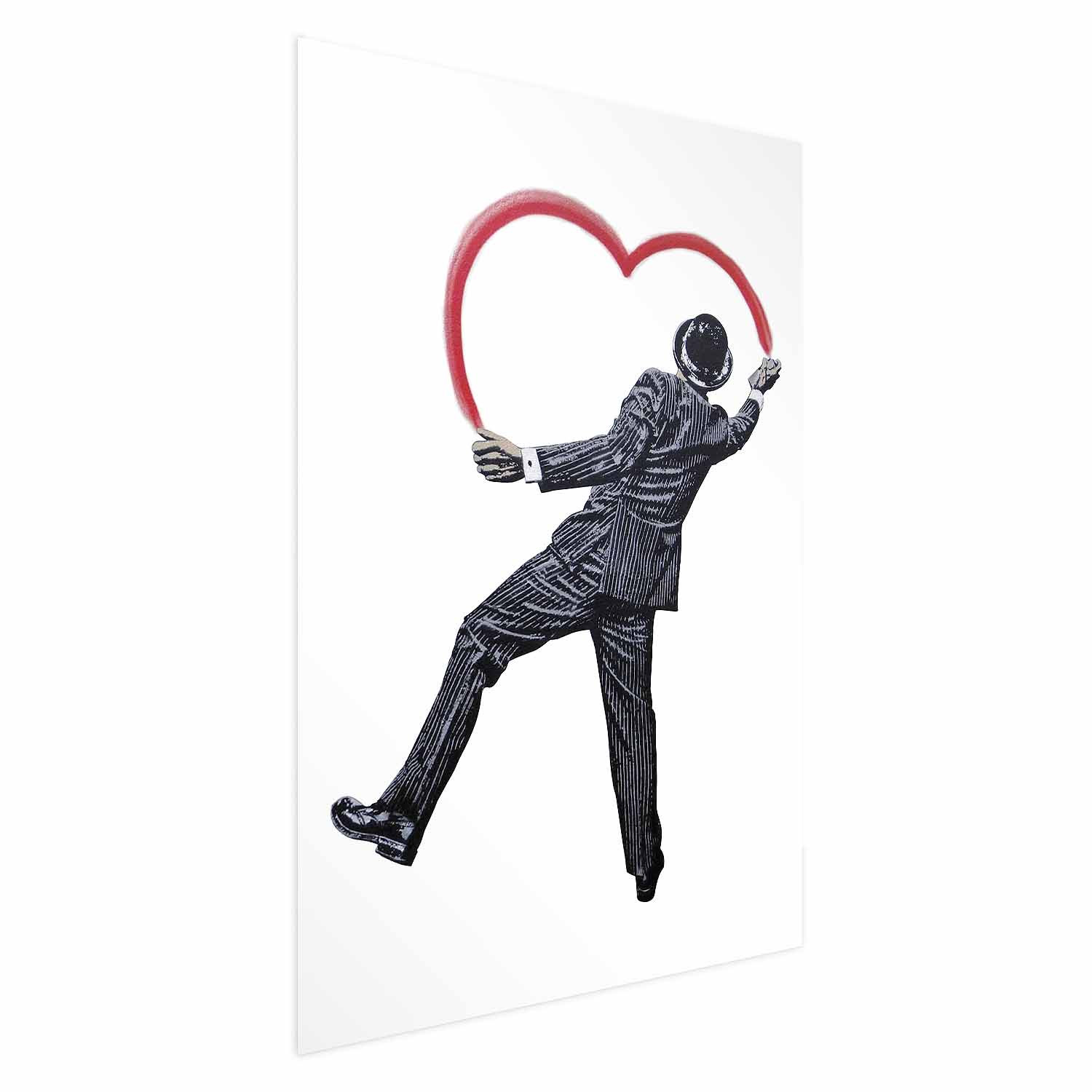 Plakat Elegancki graficiarz 21x30 cm