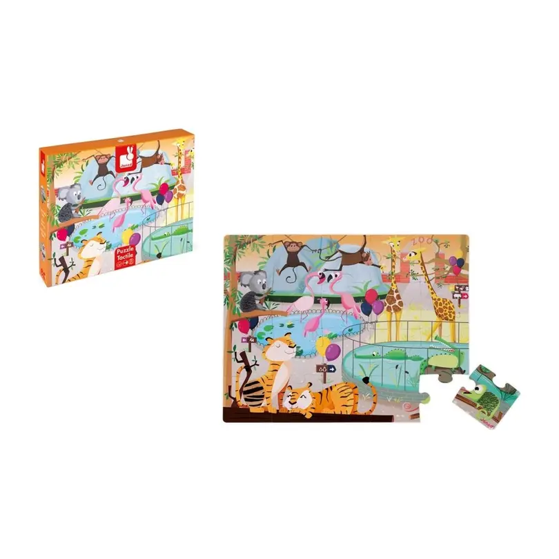 Puzzle 20-teilig Ein Tag im Zoo