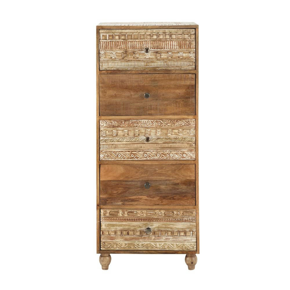 Samoa - Semainier en manguier massif sculpté