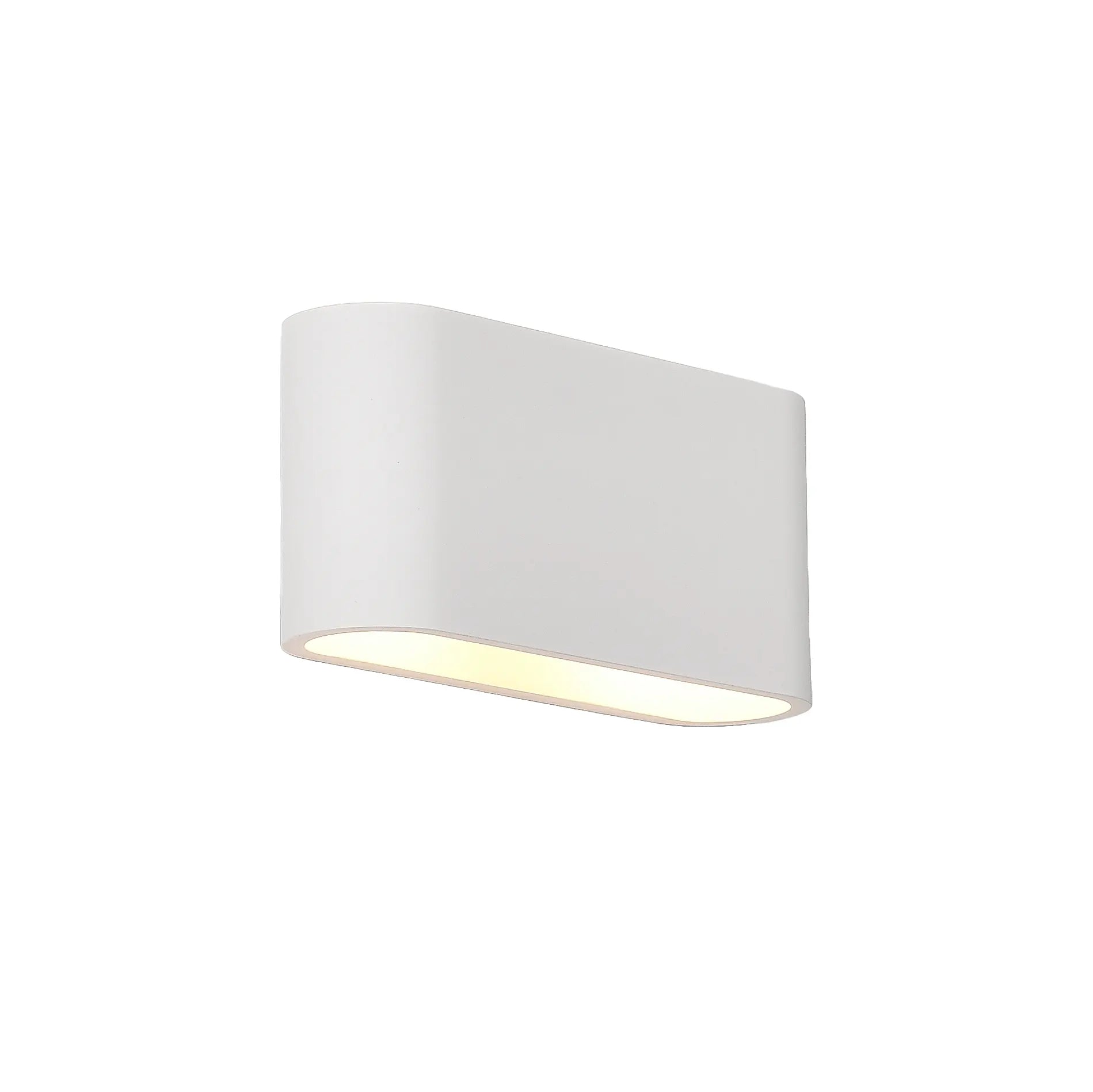 Artdelight wandlamp Lille - 2 lichts - 7 x 12  cm - wit