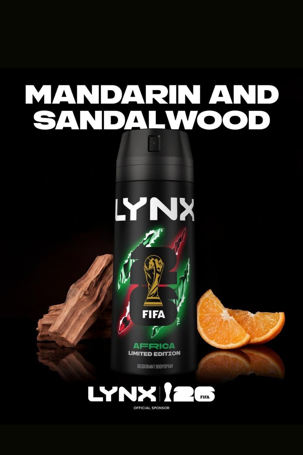 Lynx Africa Body Spray Deodorant 48Hrs HD Fragrance 150ml, 3 Pack