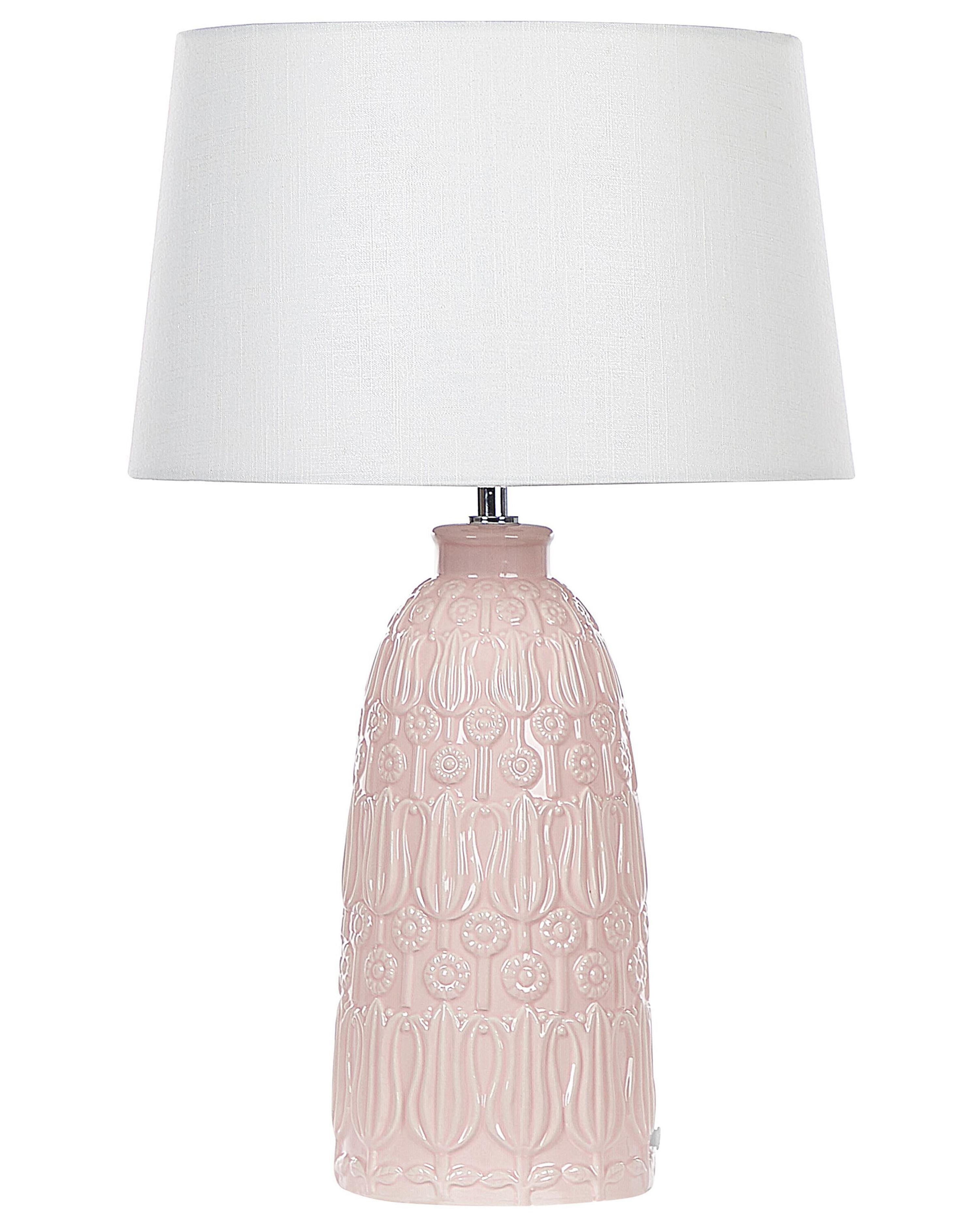 Table Lamp ZARIMA Ceramic Pink