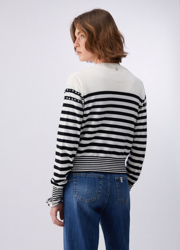 Cardigan a righe