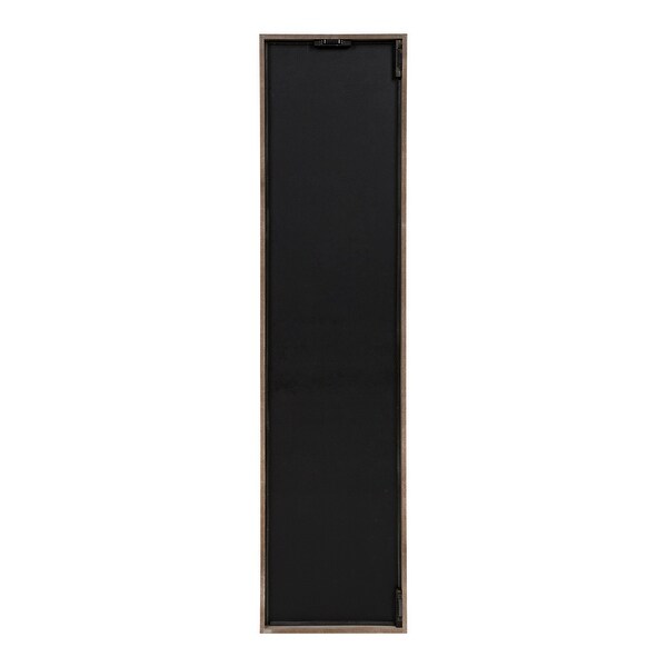 Kate and Laurel Tolland Wood Panel Wall Mirror