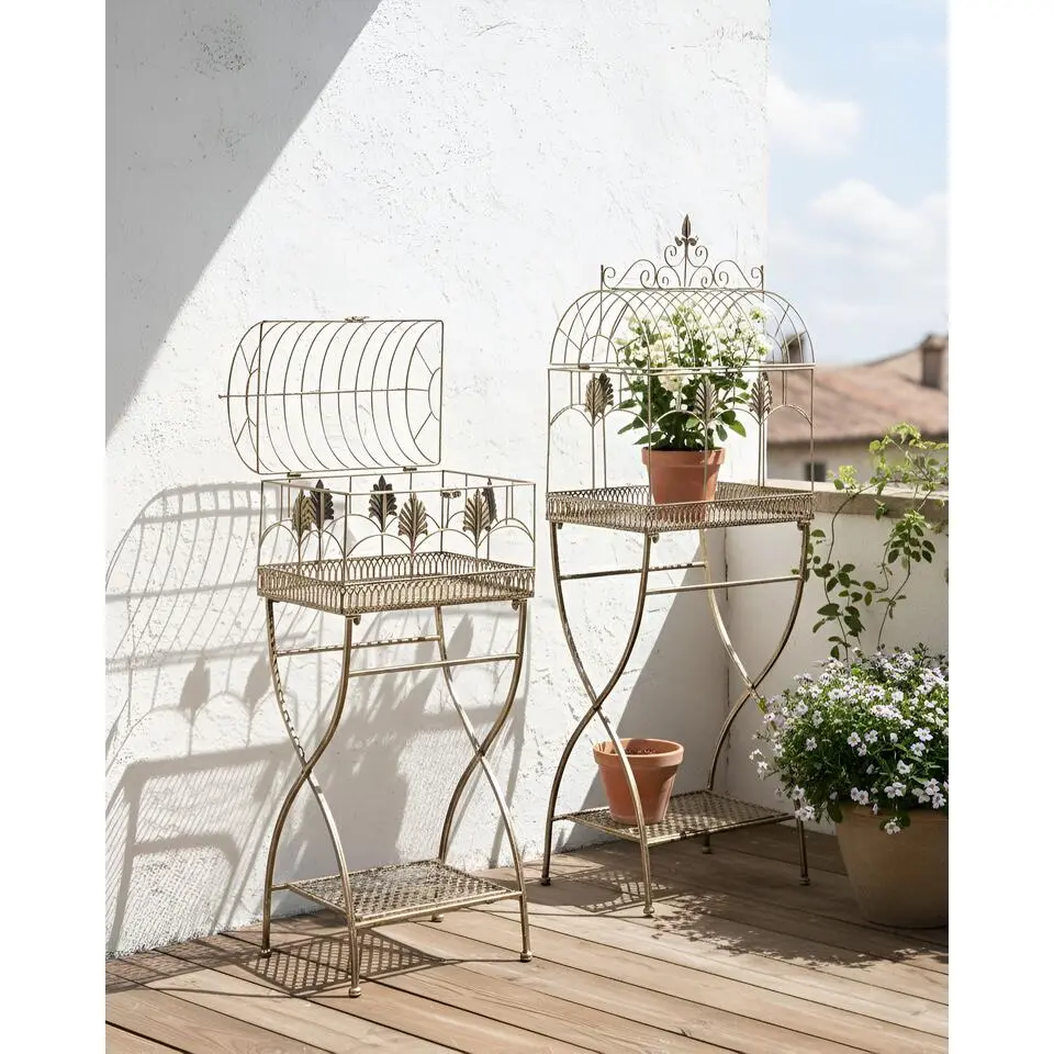 SICILY - Set van 2 rekken - Zwart - IJzer