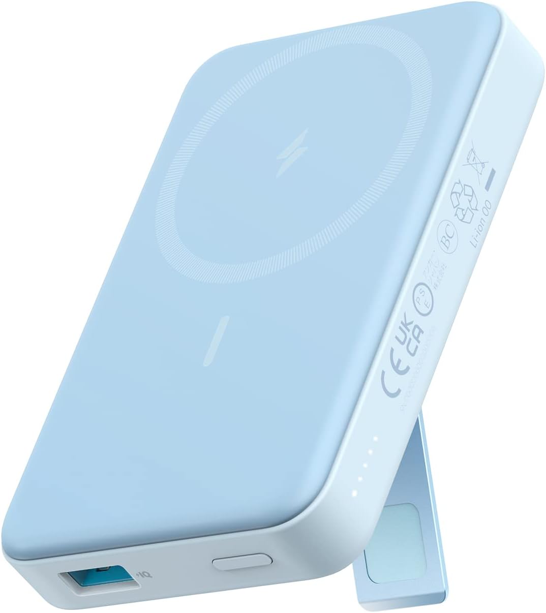 Anker 633 Magnetic Battery, 10,000mAh Foldable Wireless Portable Charger, 20W USB-C Power Delivery Power Bank with Stand, Magsafe-Compatible for iPhone 16/15/14/13/12 Series