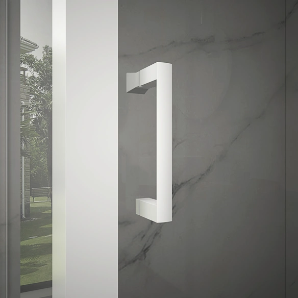 Glasdusche, HxT: 200 x 80 cm