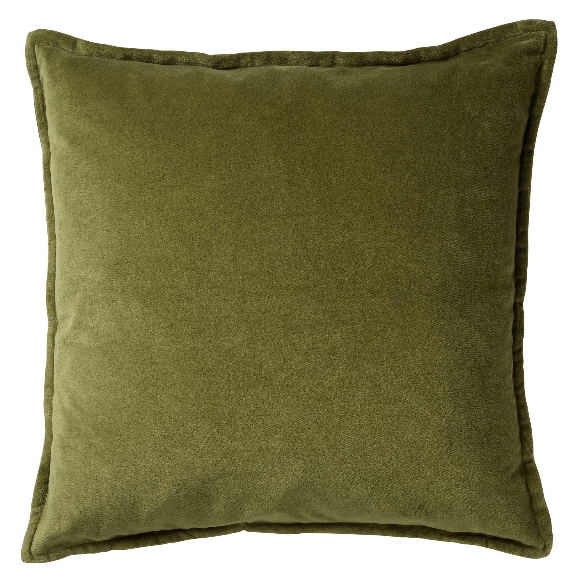 - Housse de coussin vert en velours-50x50 cm uni