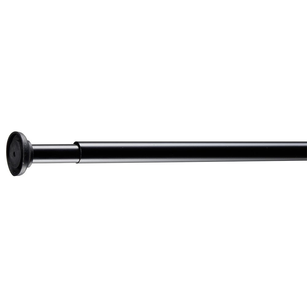 Tringle poussoir noir L110-200cm