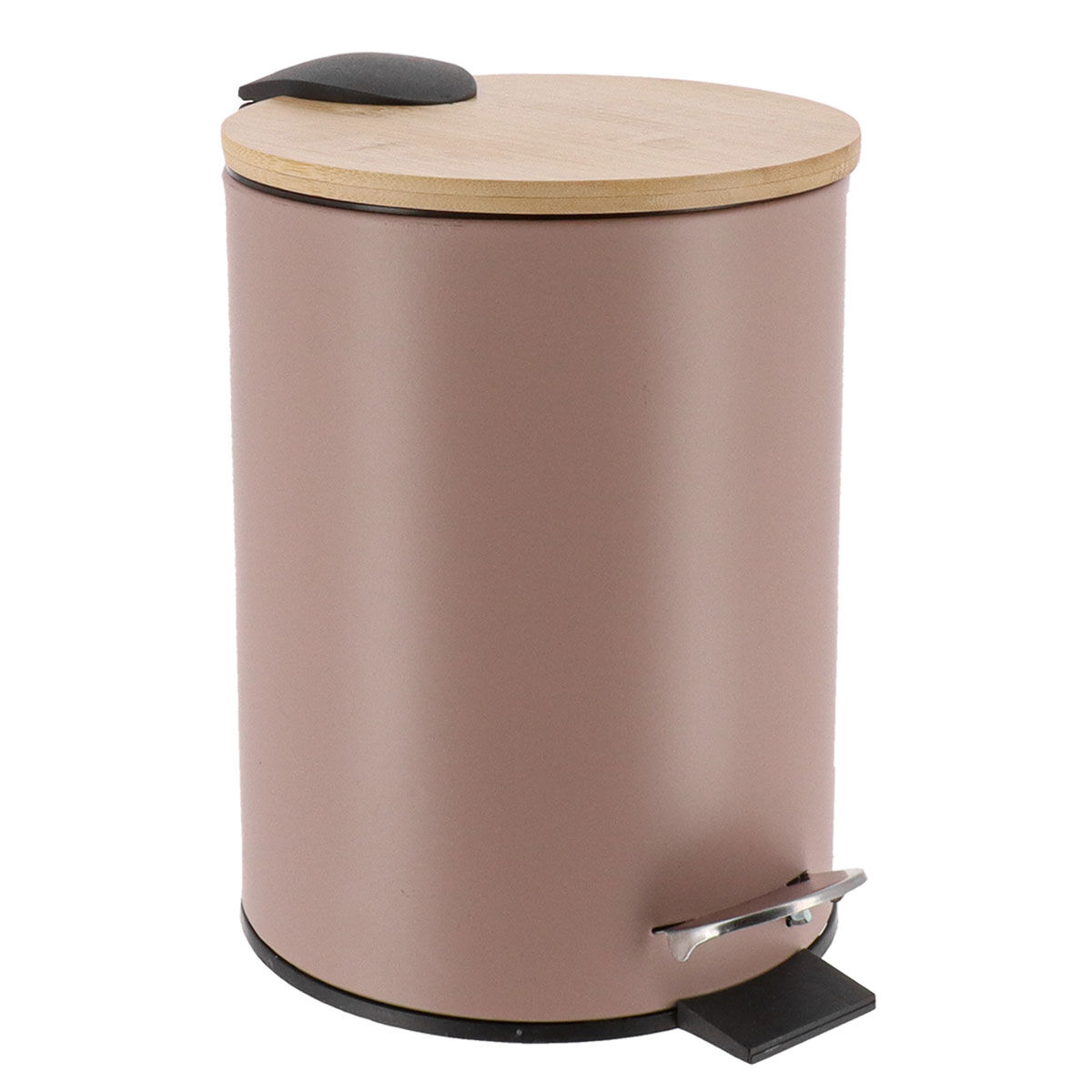 Balde wc taupe metal 3l