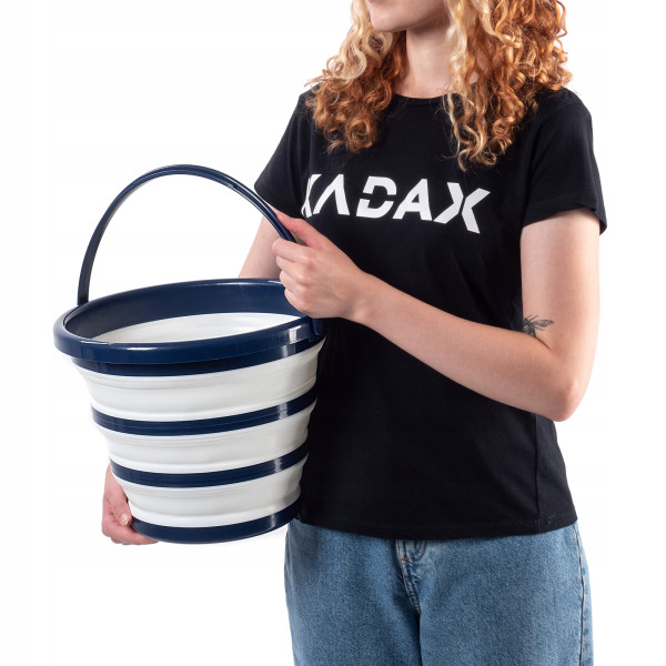 Kadax Wiadro Silikonowe Wiaderko Składane 10L