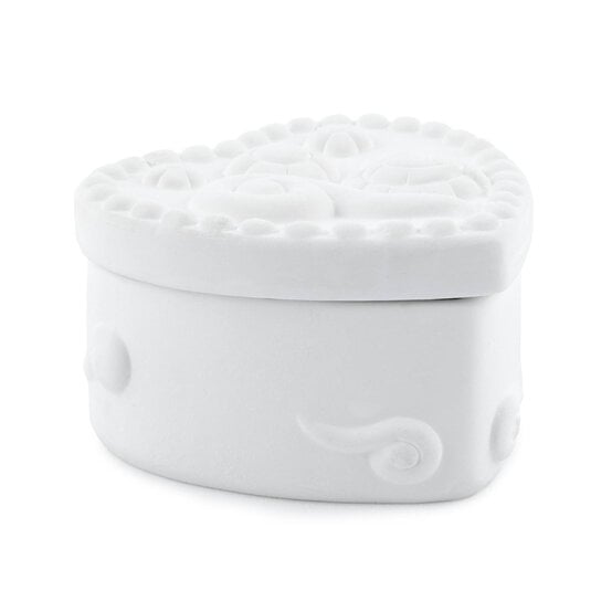 Paint Your Own Heart Trinket Set 10cm x 10cm x 6cm