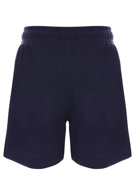 Younger Boys Navy Plain Casual Shorts